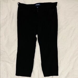 Old Navy Classic Black Cropped Trousers